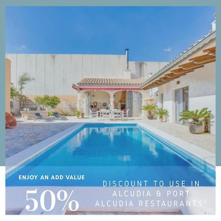 Ca Na Pessina,con piscina privada Sa Pobla Exterior foto