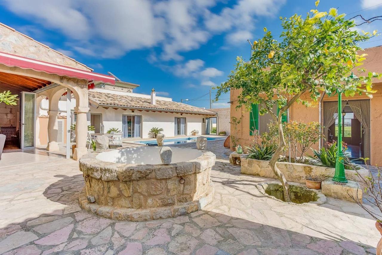 Ca Na Pessina,con piscina privada Sa Pobla Exterior foto