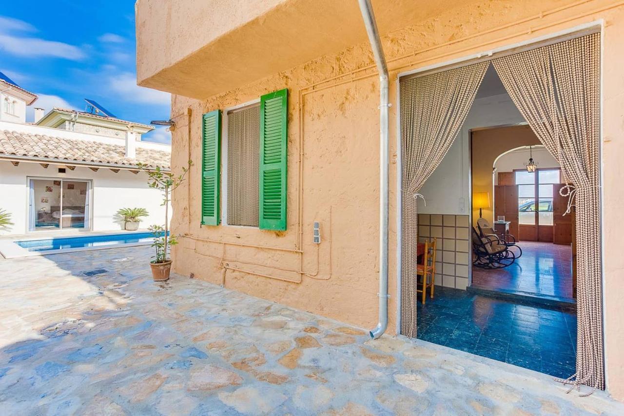 Ca Na Pessina,con piscina privada Sa Pobla Exterior foto