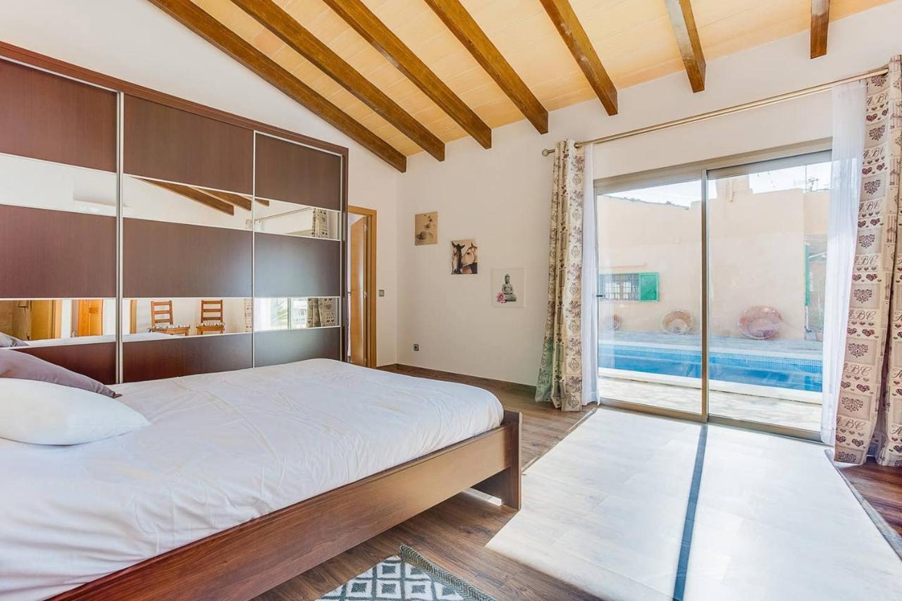Ca Na Pessina,con piscina privada Sa Pobla Exterior foto