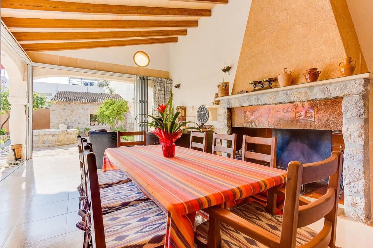 Ca Na Pessina,con piscina privada Sa Pobla Exterior foto