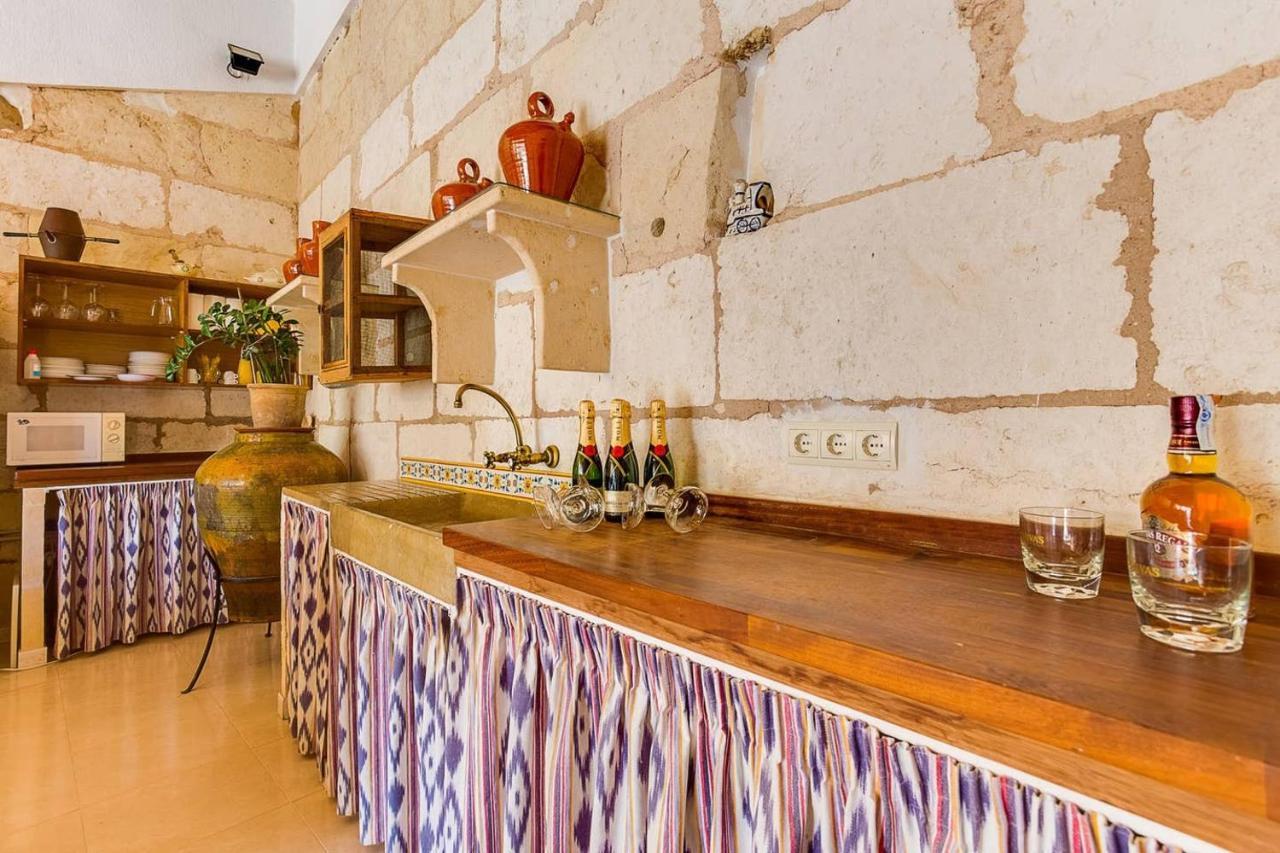 Ca Na Pessina,con piscina privada Sa Pobla Exterior foto