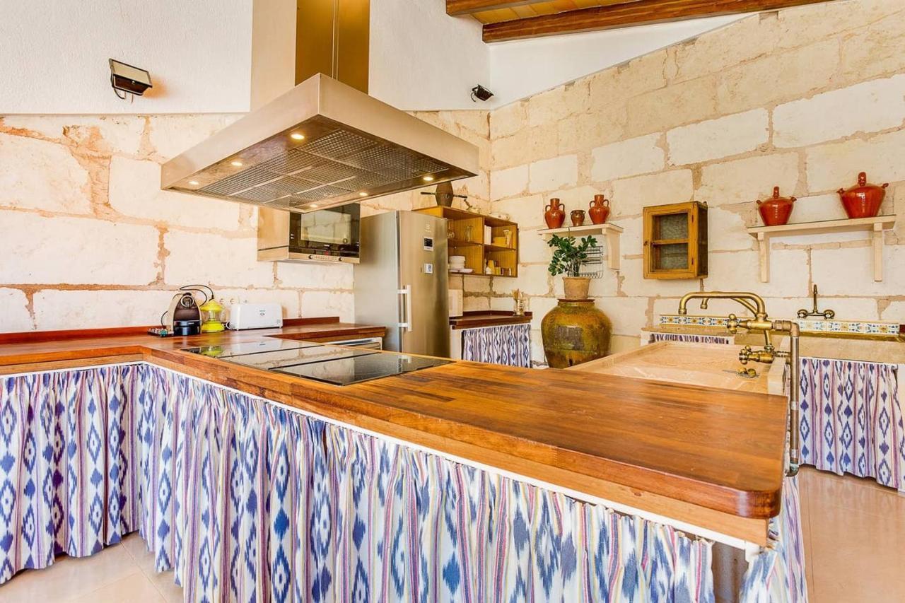 Ca Na Pessina,con piscina privada Sa Pobla Exterior foto