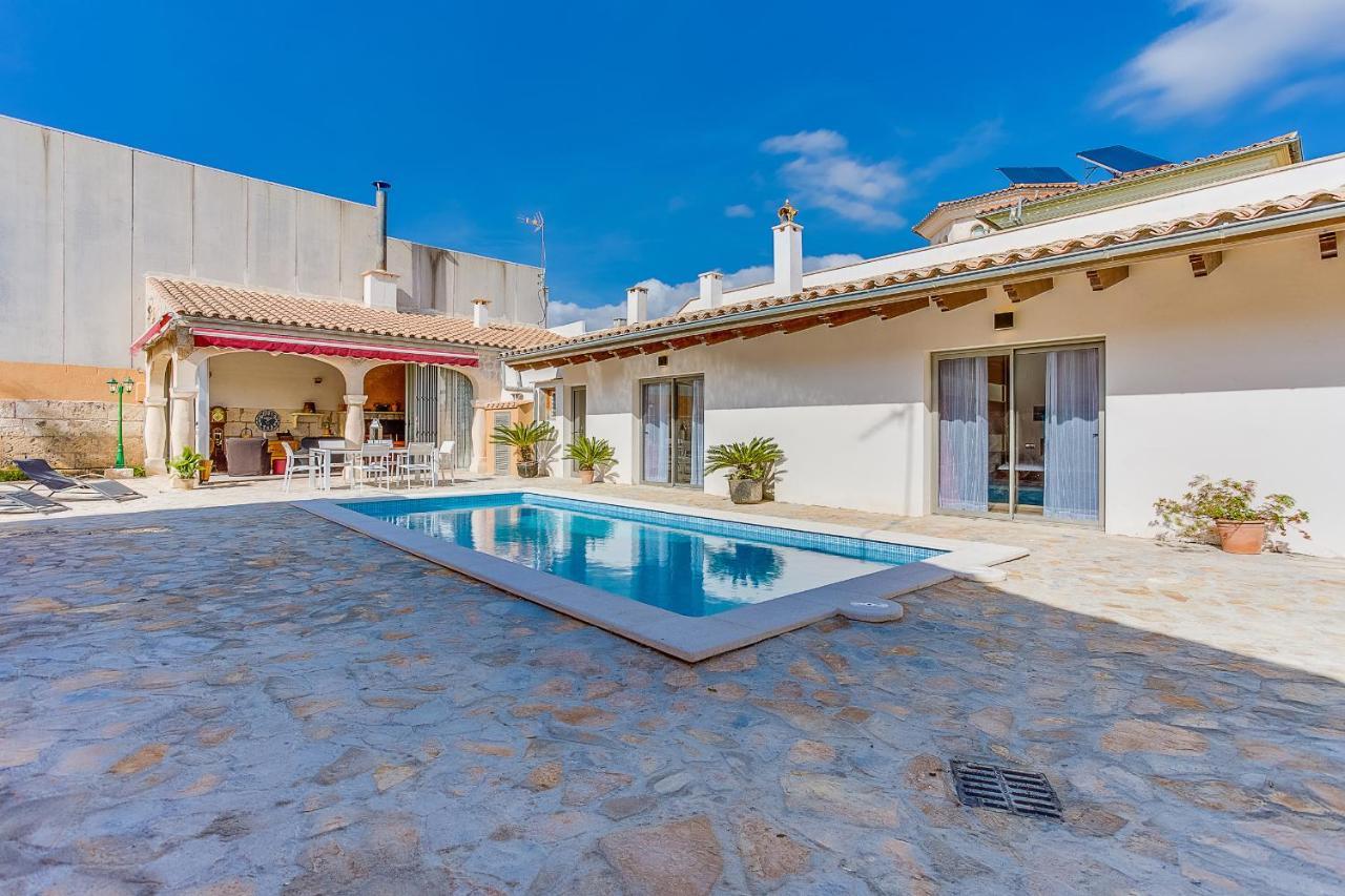 Ca Na Pessina,con piscina privada Sa Pobla Exterior foto