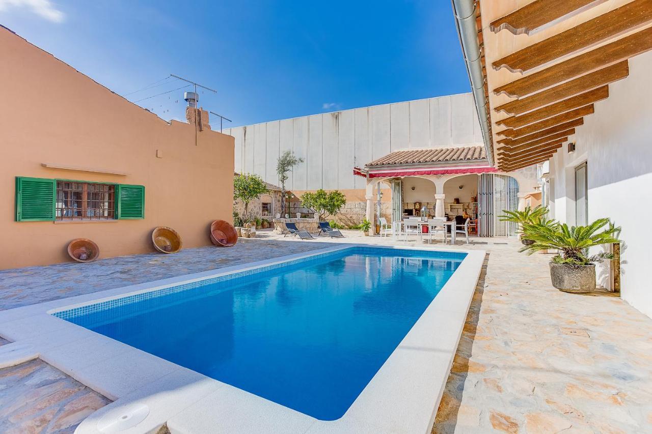Ca Na Pessina,con piscina privada Sa Pobla Exterior foto