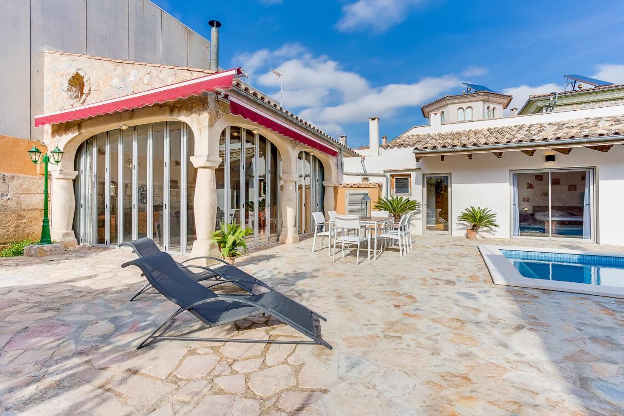 Ca Na Pessina,con piscina privada Sa Pobla Exterior foto